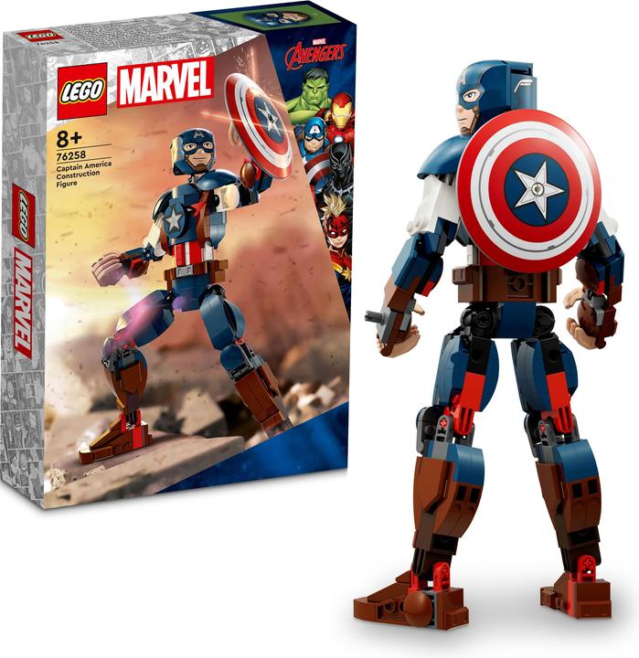 Actual product image LEGO Captain America Building Figure (76258, LEGO Marvel)