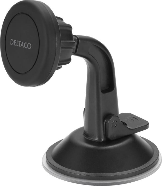 Deltaco Magnetic Car Holder, suction mount, for mobile phone - Black
