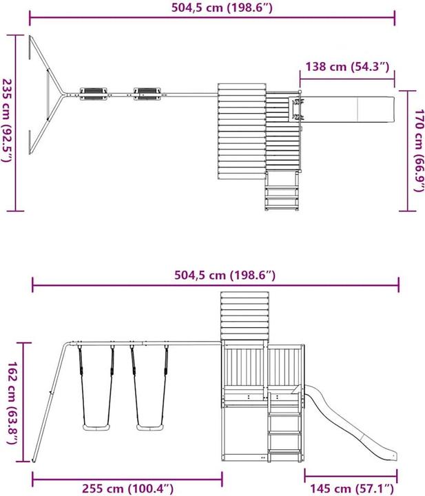 Image du produit vidaXL Spielplatz