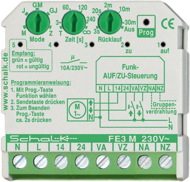 Produktbild Schalk Funkschaltsystem FE3 M (230V AC) Funkempfänger 4046929101318