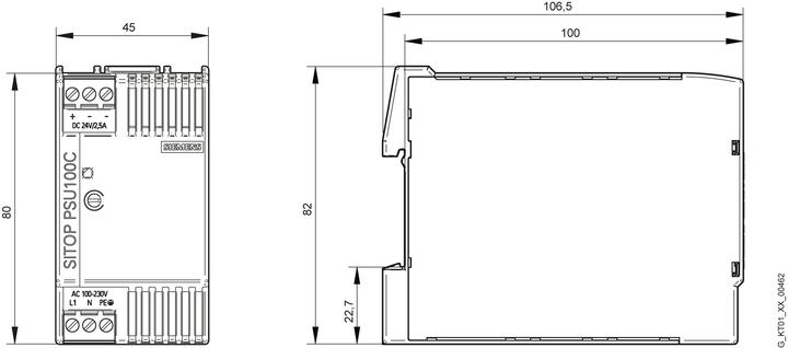Produktbild Siemens Hutschienen-Netzteil (DIN-Rail