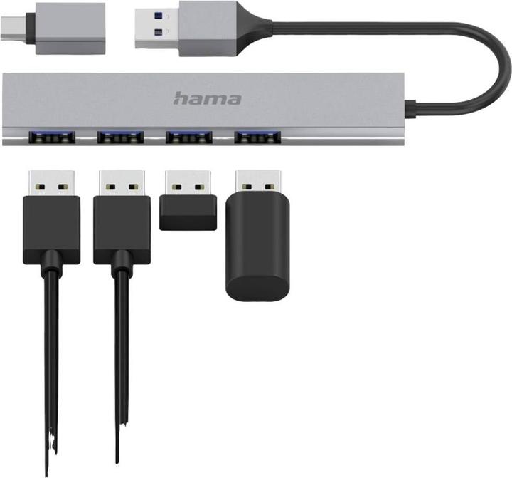 Produktbild Hama Slim (USB-C, 4 Ports)