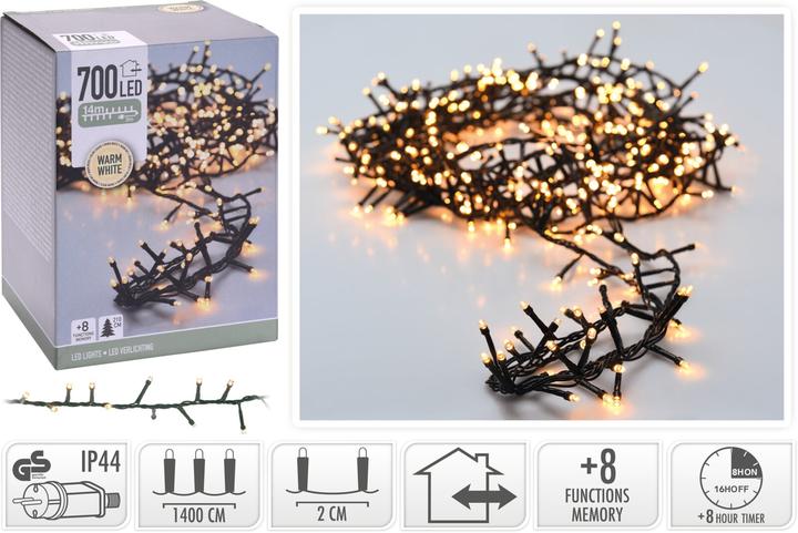 Ambiance Technology Lichtergirlande Weihnachtsdeko mit 700 LEDs 14 m (14 m)