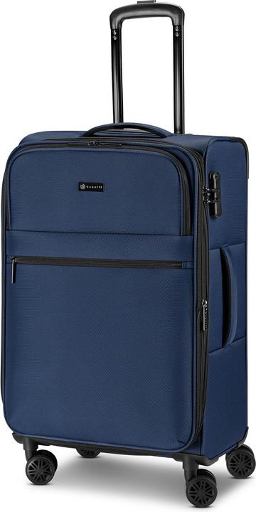 Image du produit Bugatti Valencia Soft 4 Rollen Trolley M 64.5 cm mit Dehnfalte (57 l)
