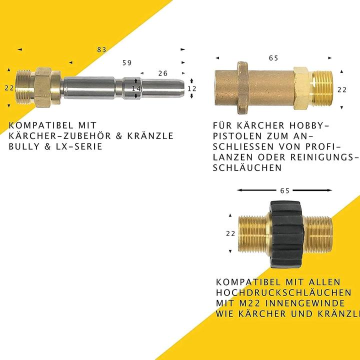 Produktbild M&M Smartek Rohrreinigungsschlauch Set PROFESSIONAL