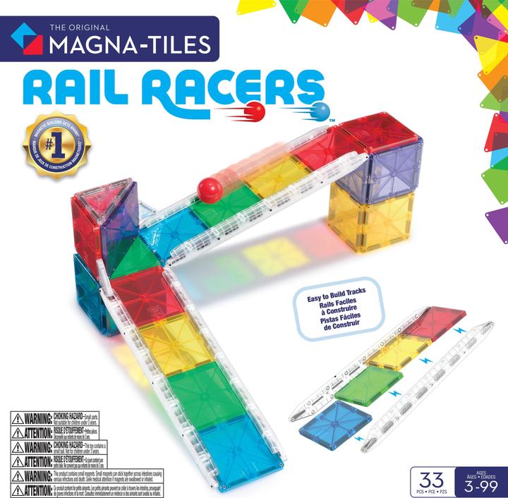 Actual product image Magna-Tiles Rail Racers