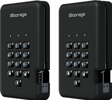 Image du produit iStorage diskAshur² - Disque dur - crypté - 5 To - externe (portable) (5 To)