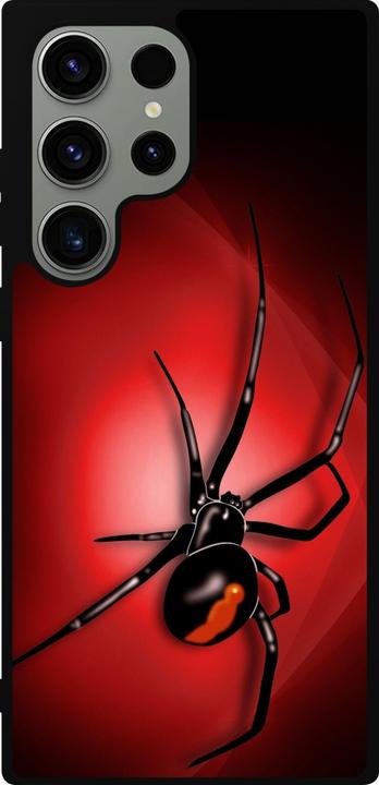 Produktbild PhoneLook Hülle Silikon schwarz Halloween 2023 spider black widow (Samsung Galaxy S23 Ultra)
