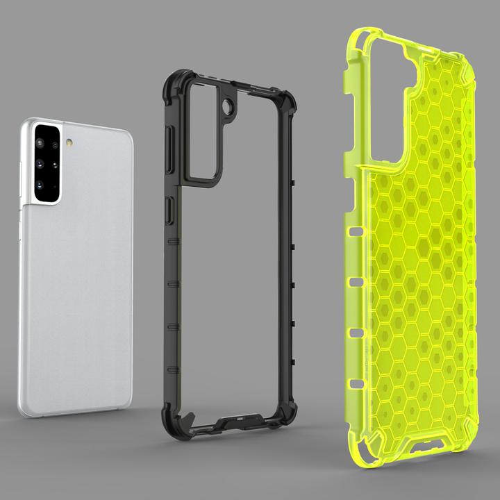 Immagine prodotto Hurtel Cover a nido d'ape blindata con cornice in gel per Samsung Galaxy S22+ (S22 Plus) nera