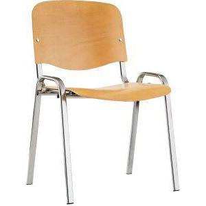 Topstar, Stühle, Bes.-Stuhl ISO Holz chrom/Buche