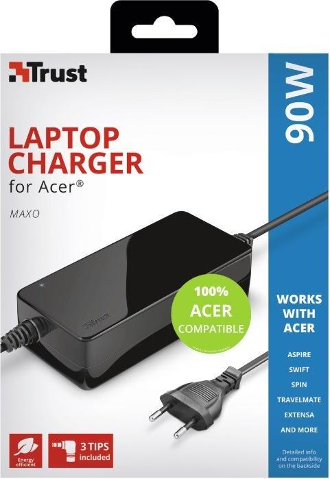 Produktbild Trust Netzteil 90 W Maxo für Acer Notebooks (90 W)