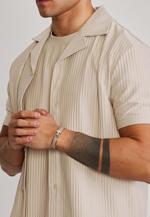 Immagine prodotto Siksilk Kurzarmhemd Plisse (M)