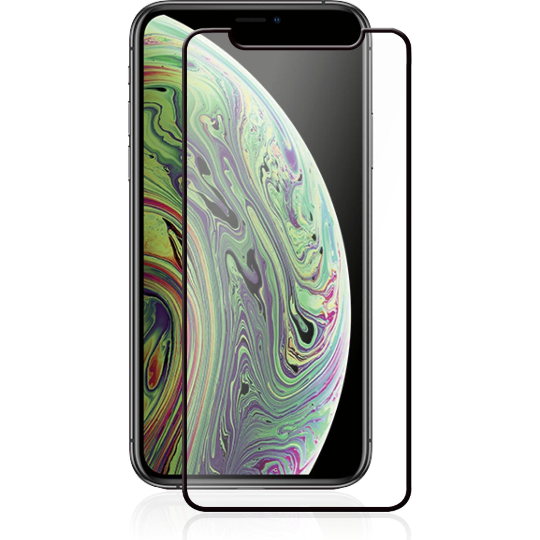 Thumbnail - Savvies Full-Screen Displayschutz Panzerglas Schutzglas (1 Stück, Apple iPhone X), Smartphone Schutzfolie, Transparent
