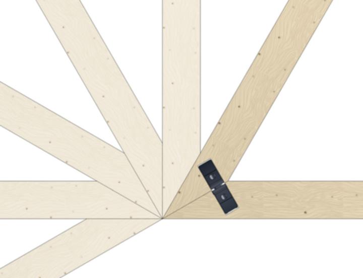 Actual product image Lamello Clamex P-14 (Corner connectors, 160 pcs.)