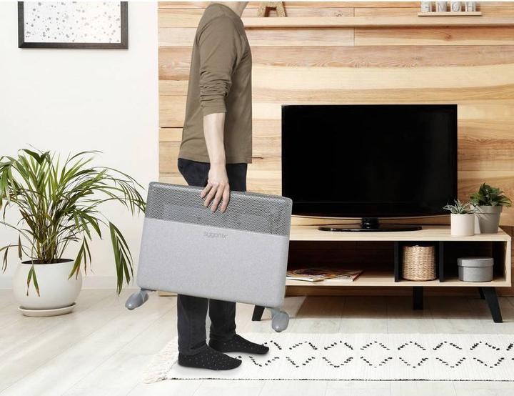 Actual product image Sygonix SY-6770694 Heizgerät 18 m² Grau (2000 W)