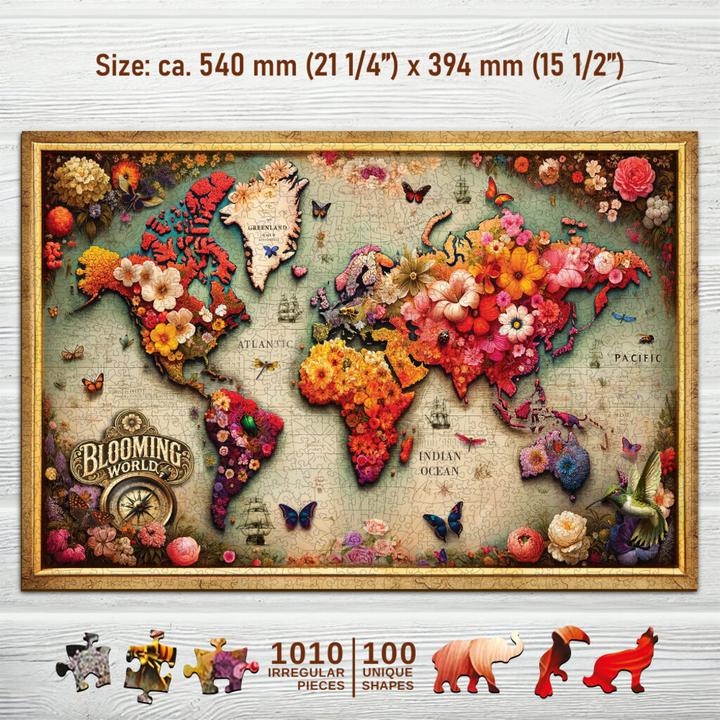 Immagine prodotto WoodenCity Mappa colorata (1010 pezzi)