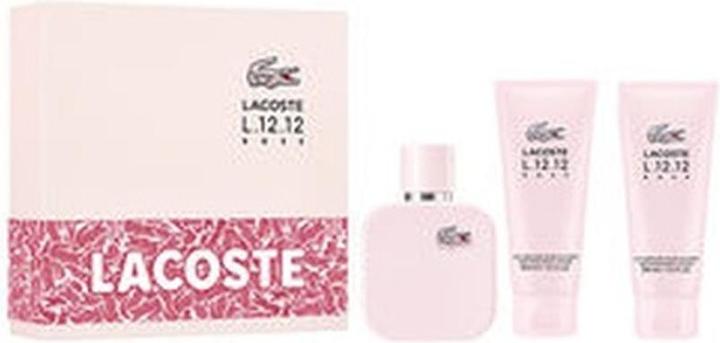 Actual product image Lacoste L.12.12 Rose Case 3 Pieces - A Beautiful Fragrance Gift Set (Perfume set)