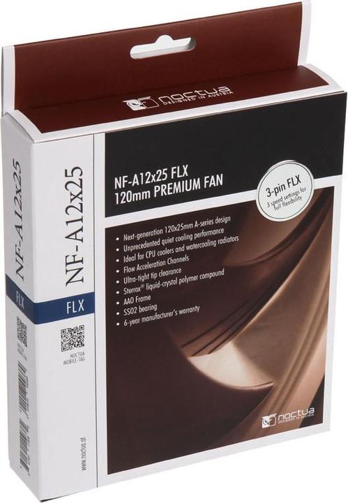 Image du produit Noctua Ventilateur NF-A12x25 FLX (120 mm, 1 x)