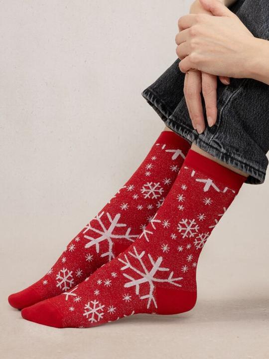 Produktbild Bleuforêt Schneeflocken Socken (36 - 40)