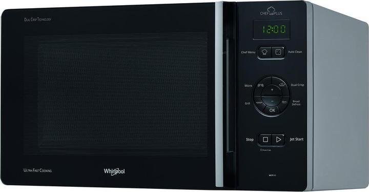Whirlpool MCP 345 SL Flat Surface Combination Microwave 25 L 800 W Black, Silver (25 l)