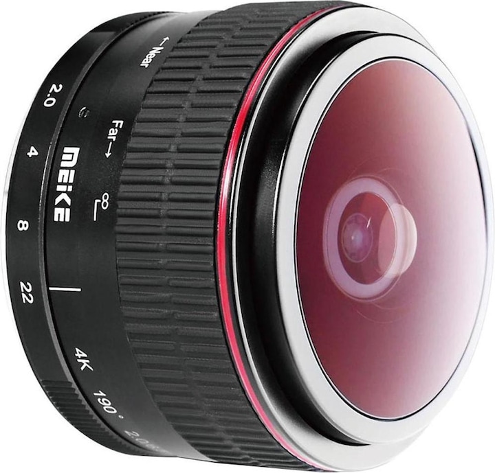 Immagine prodotto Meike 6.5mm f/2-22 MFT (Micro Four Thirds, APS-C / DX)