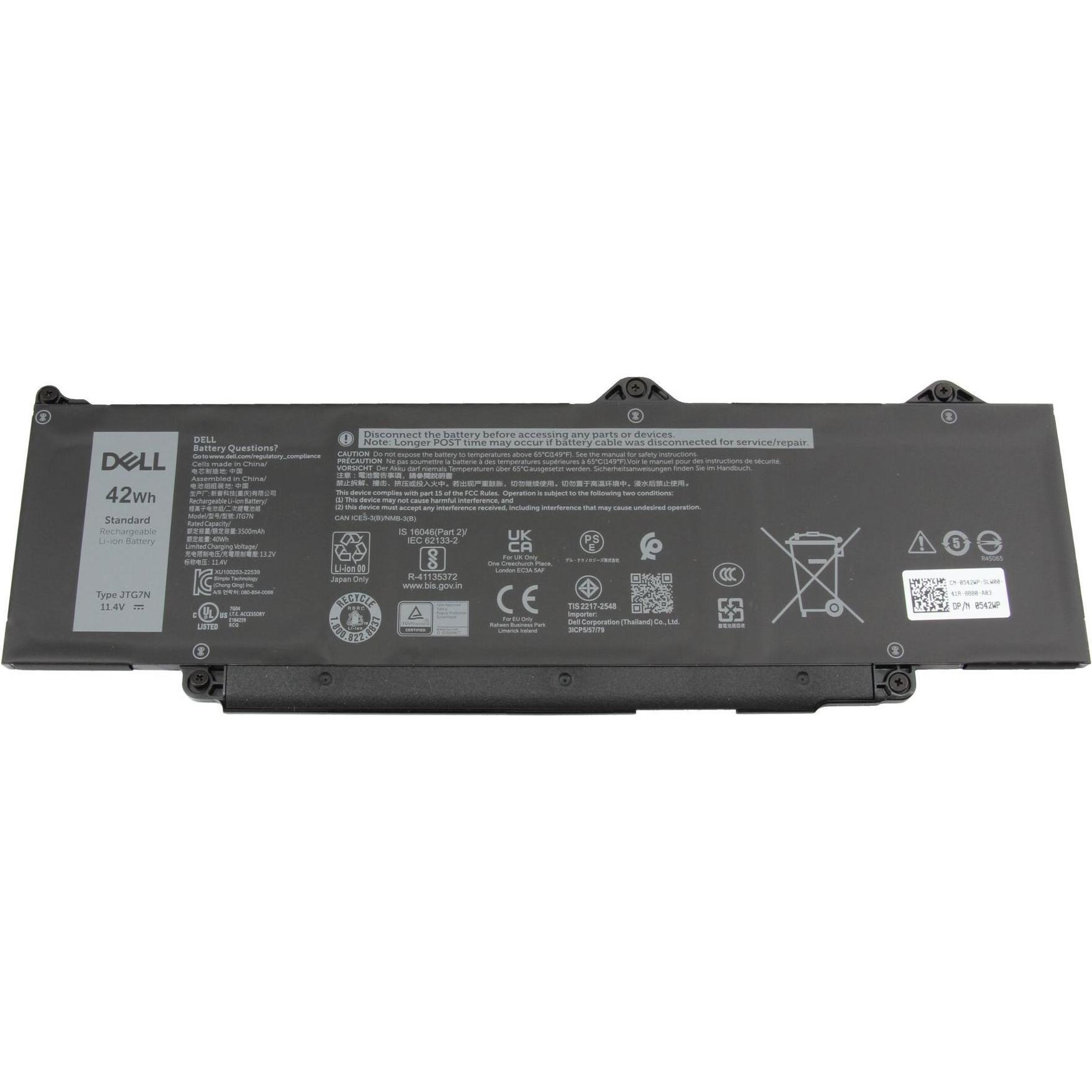Dell 542WP (3 Zellen, 3500 mAh), Notebook Akku