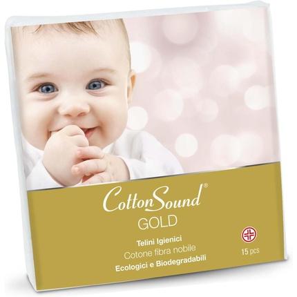Produktbild Cotton Sound Gold Hygiene Wipes for Children Hypoallergenic and Biodegradable Dermatologically Tested (15 Stück)