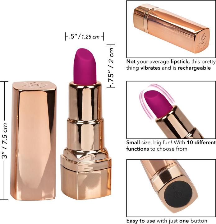 Produktbild CalExotics Hide & Play Lipstick Recharge-Purple