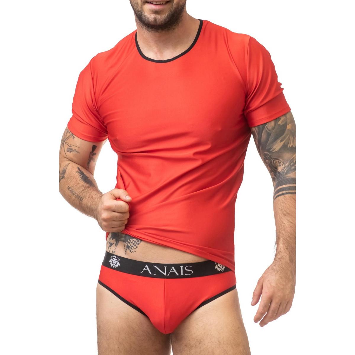 Anais, Herren, Shirt, Herren-Shirt in rot, Rot, (3XL)