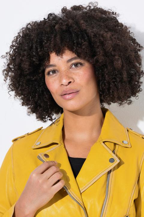 Produktbild Angel of Style Leder-Bikerjacke, echtes Leder, Farbe, Langarm (54)