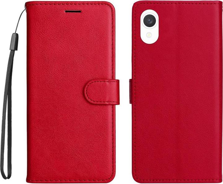 Actual product image Cover-Discount Galaxy A23e - Leather Case Cover red (Samsung Galaxy A23e)