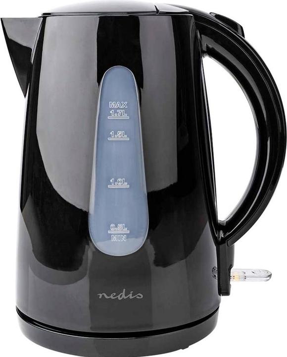 Actual product image Nedis Kettle 1.7 l Plastic Rotates 360 degrees Concealed heating element Strix® Controller Boil-D (1.70 l)