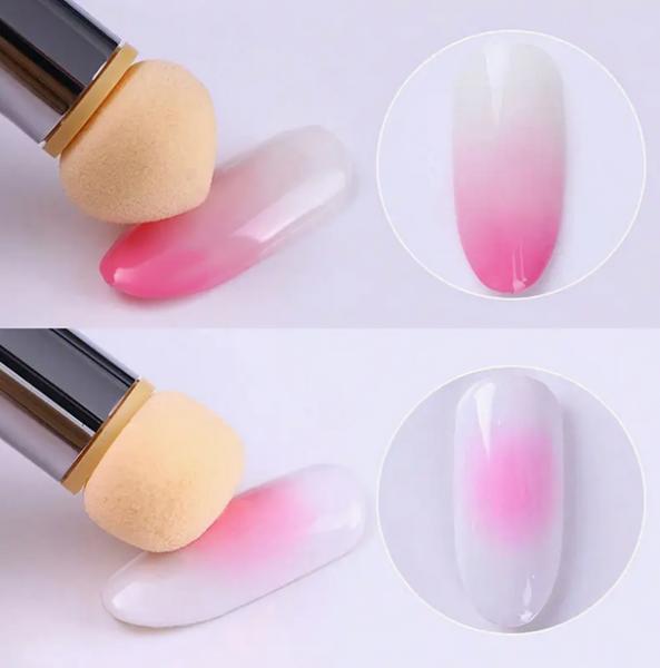 Produktbild Nagellack24 Ombre-Schwammstift (Nagelkleber, Silber, Beige (3))