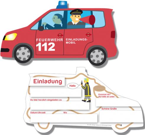Image du produit DH-Konzept Set de décoration de fête Pompiers pour 6 enfants 51 pièces