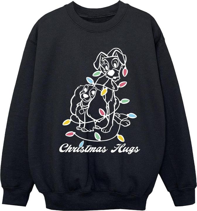 Produktbild Disney Lady And The Trump Christmas Hugs Sweatshirt Mädchen (116)