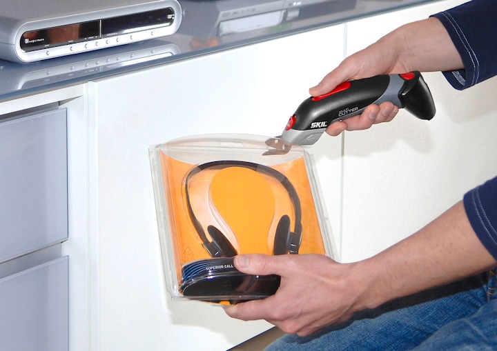 Image du produit Skil Cisaille sans fil Multi-Cutter 2900 AJ + 4 têtes de coupe 1 batterie, outil de coupe