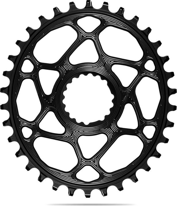 Immagine prodotto AbsoluteBLACK aBLACK MTB OVALE Cannondale Hollowgram montaggio diretto ingranaggio N/W NERO NERO (34)