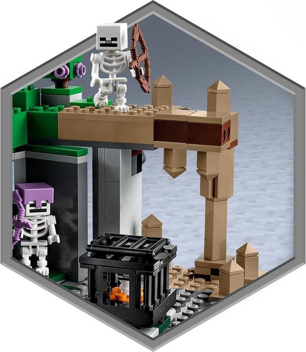 Produktbild LEGO Das Skelettverlies (21189, LEGO Minecraft)