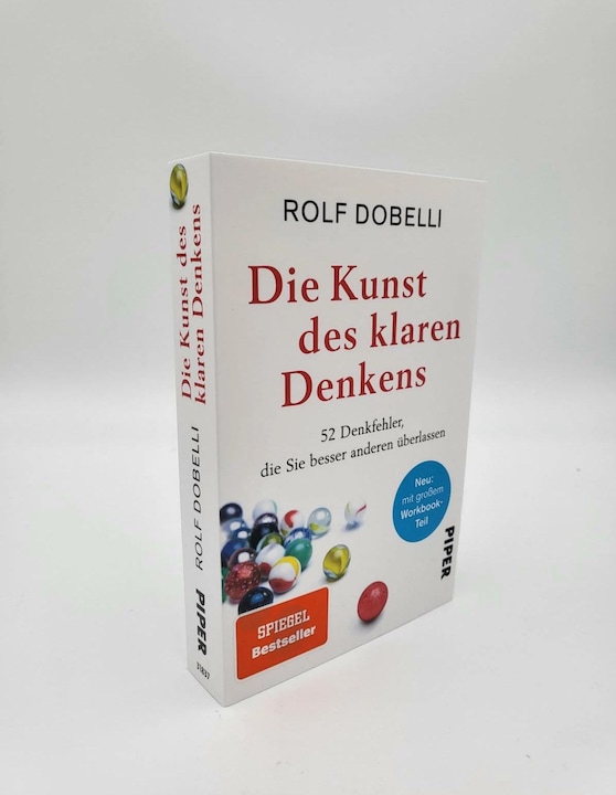 Actual product image Die Kunst des klaren Denkens (German, Rolf Dobelli, 2021)