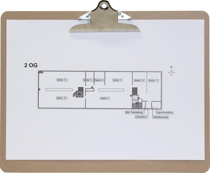 Actual product image Q-Connect Masonite writing tablet (29.5 x 42 cm)