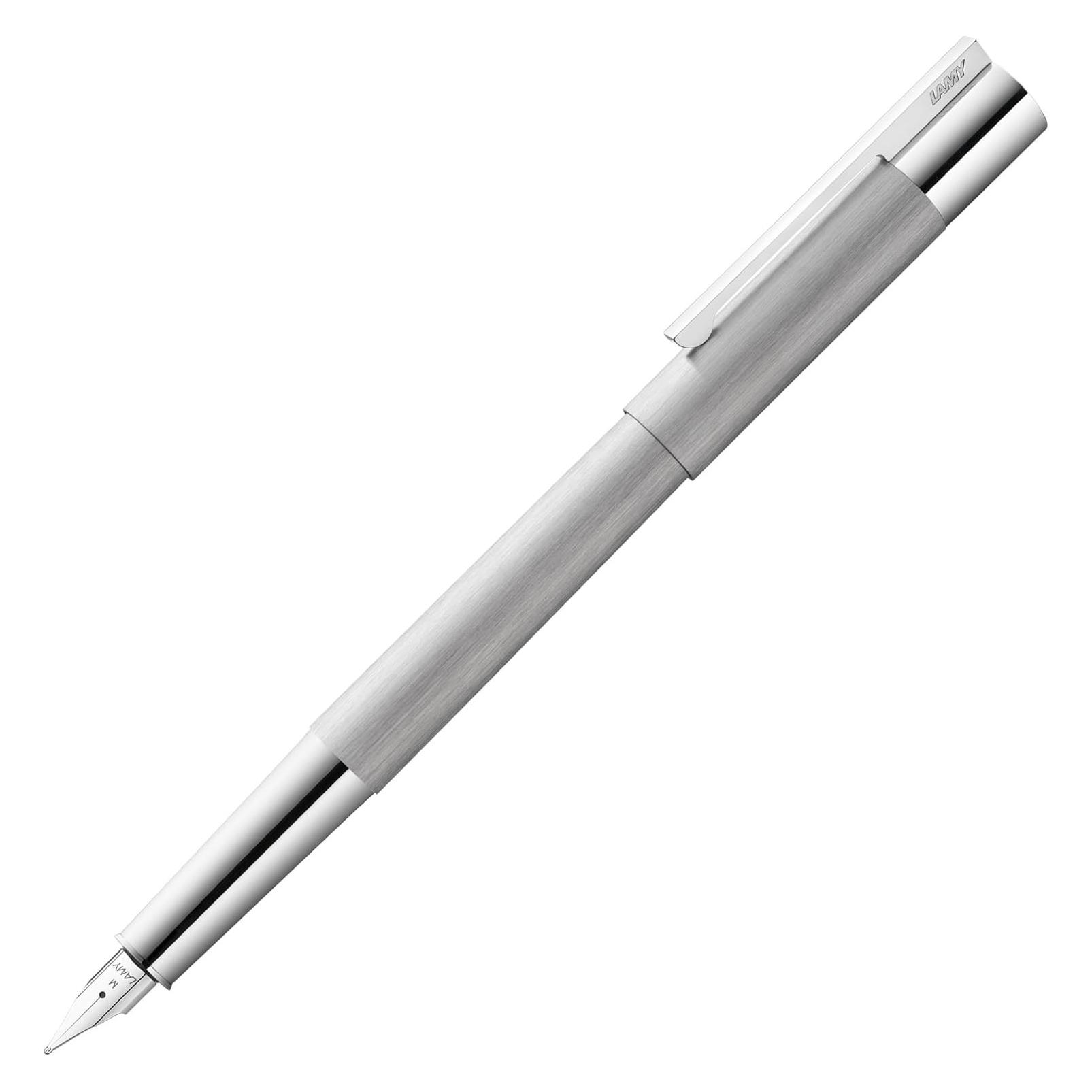 Lamy, Schrijfpennen, Scala Patronenfüller Silber Brushed M (mittel) (Zilver, 1 x)