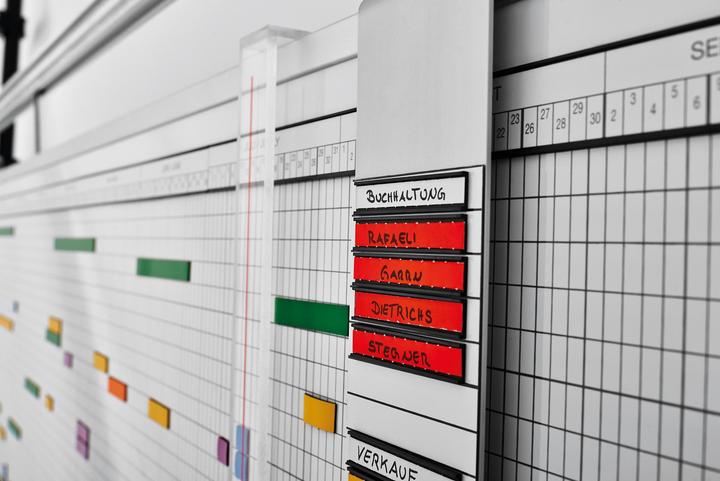 Produktbild Magnetoplan Aktivitäten- & Urlaubsplaner, 5-Tage-Woche (150 x 60 cm)