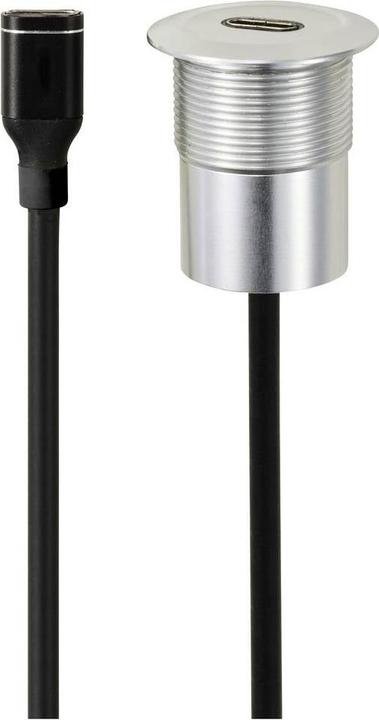 Immagine prodotto Tru Components USB-C® (3.1) Buchse/Buchse 1 m Kabel silber TC-13376300 Inhalt
