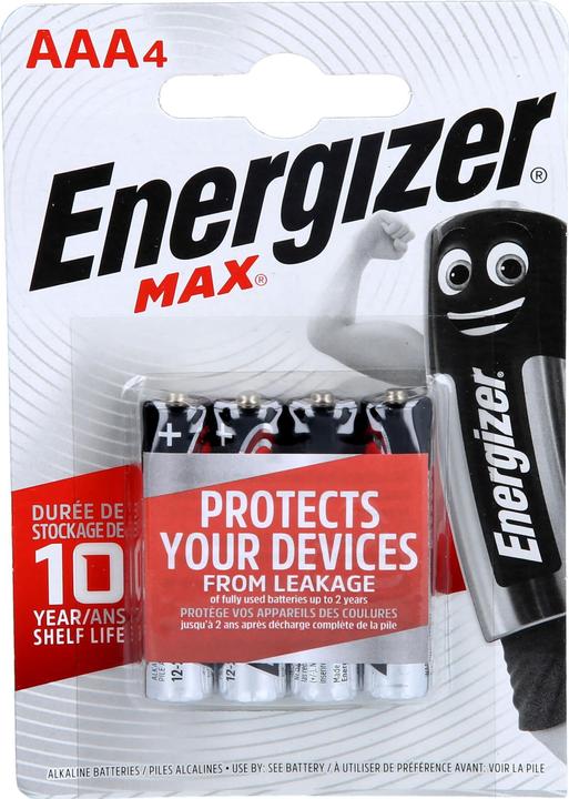 Immagine prodotto Energizer Max Alcalina (4 pz., AAA)