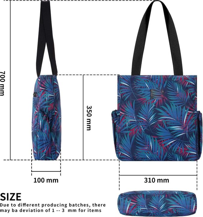 Produktbild Only-Bags.Store Modische Handtasche mit Reissverschluss lässige Umhängetasche Umhängetasche Grosse Einkaufstasche