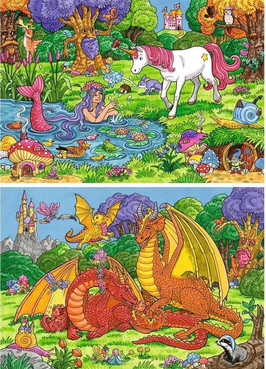 Produktbild Ravensburger Magischer Wald 2x24p (24 Teile)