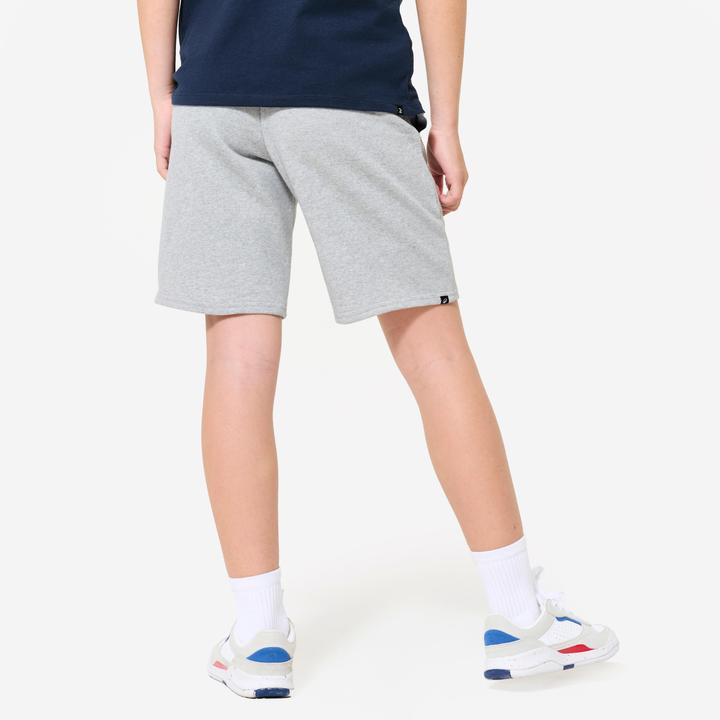 Produktbild Domyos Shorts Kinder Multisport Baumwolle - graumeliert