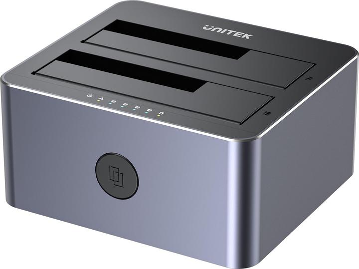 Produktbild Unitek Y-3026GY01-EU Disk Clone Station 2 x SATA 2 5 /3 5 USB 5Gbps
