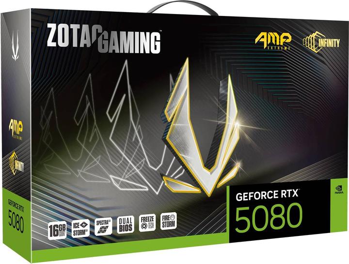Image du produit Zotac GeForce RTX 5080 AMP Extreme INFINITY (16 Go)