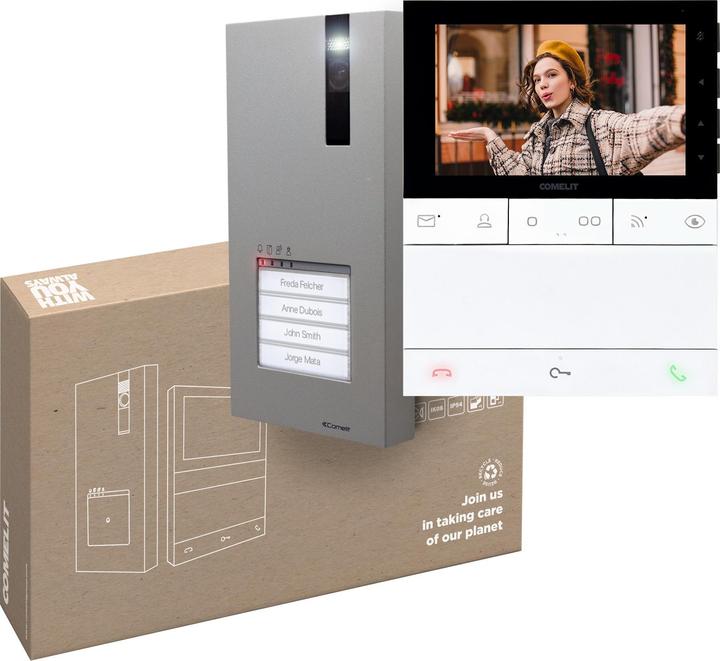 Productafbeelding Comelit Quadra vrijstaand huis bouwpakket (Bedraad, WiFi)